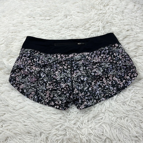 Lululemon Speed Up Short *2.5" Floral Spritz Multi / Black - Picture 4 of 5